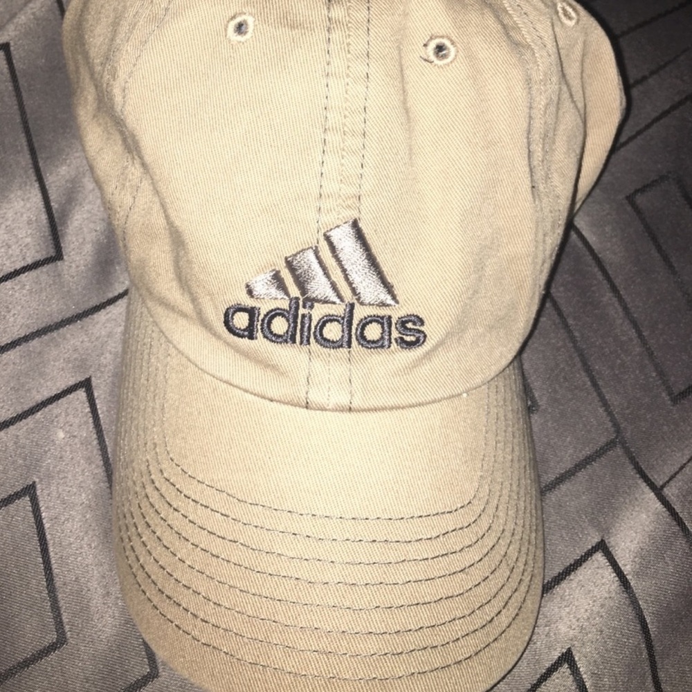 Tan Adidas hat